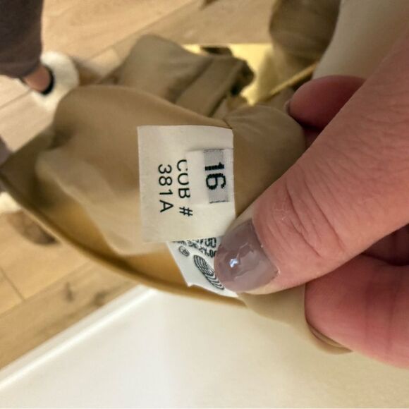 [Sandro] Vintage Camel Trench Coat - Size 16 - Picture 7 of 10